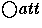 $\bigcirc{att}$