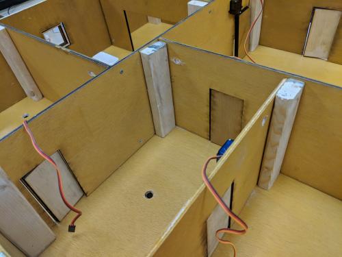 Wiring inside the model