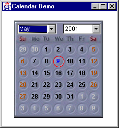 Calendar Demo