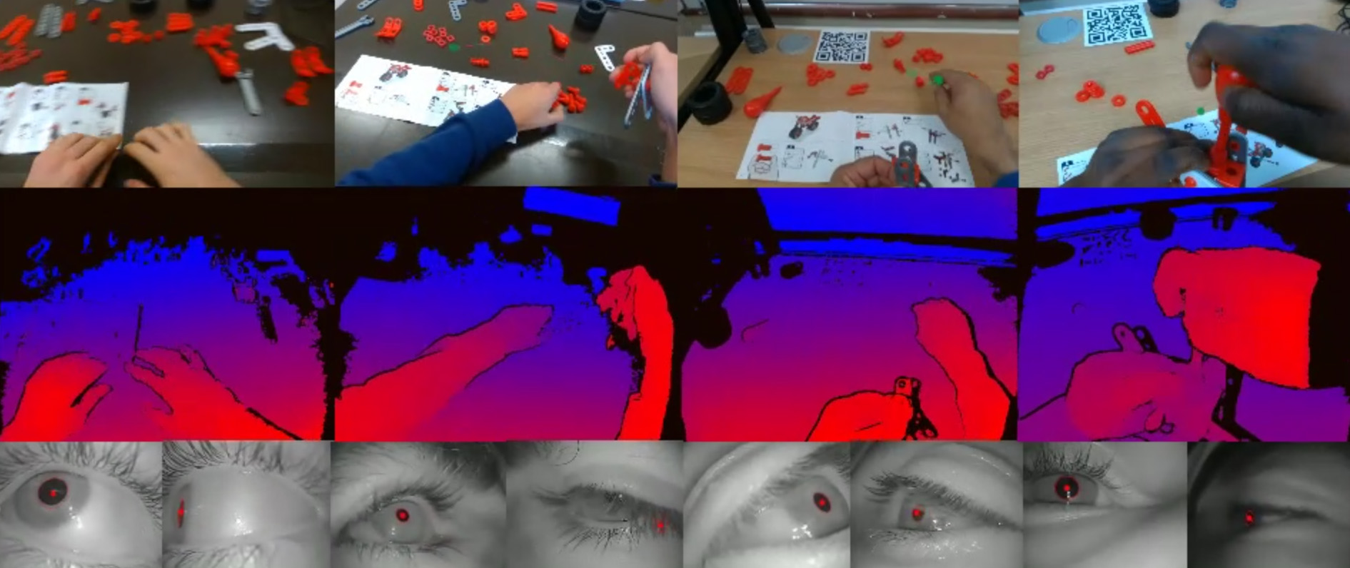 Meccano dataset video clip screenshot