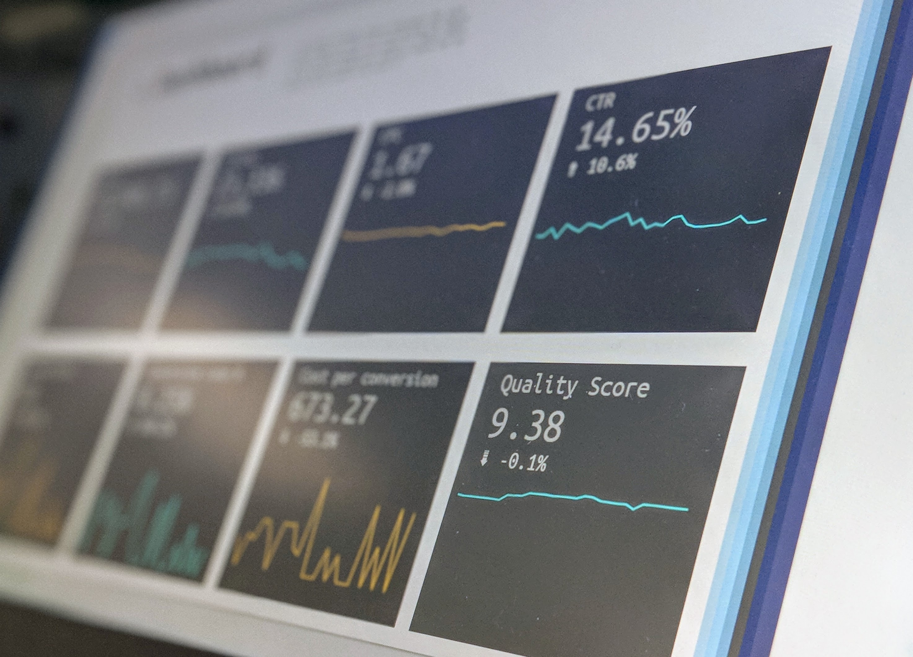 photo of a computer screen showing data analysis by Stephen Dawson