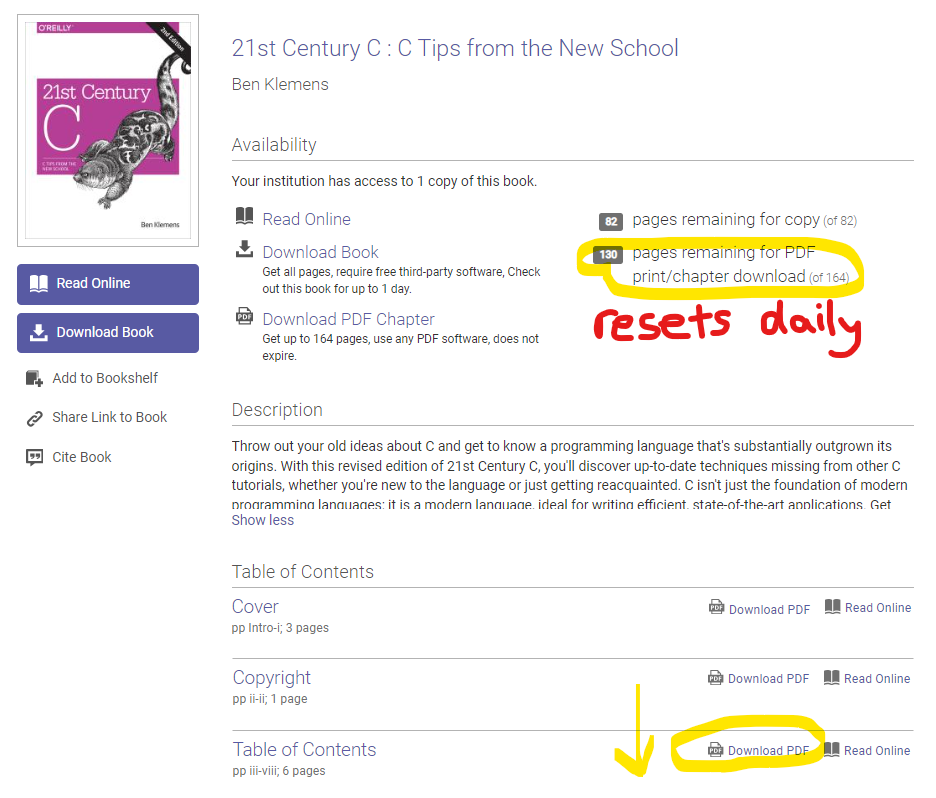 How to download textbook chapter PDFs